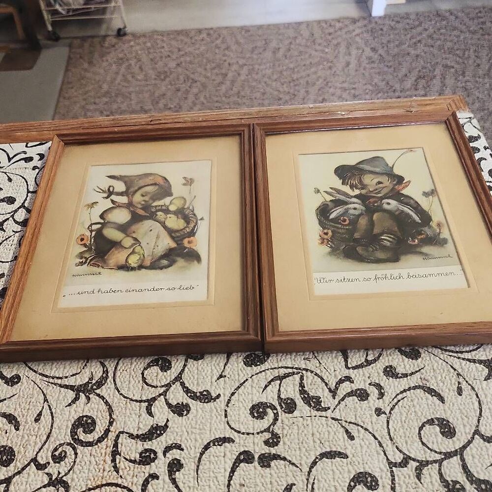 Set of Two Hummel Vintage Prints